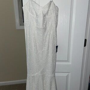Lulus Found Your Love White Lace Sleeveless